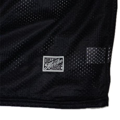 "HC LOGO"-S/S MESH GAME SHIRT BLACK