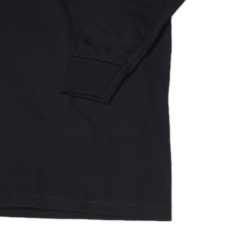 HARDEE "DN"-CREW NECK L/S T-SHIRT BLACK