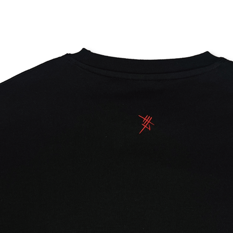 HARDEE "BALL"-WIDE SILHOUETTE SWEAT BLACK