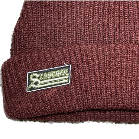 HARDEE "SLCH"KNIT CAP OXBLOOD