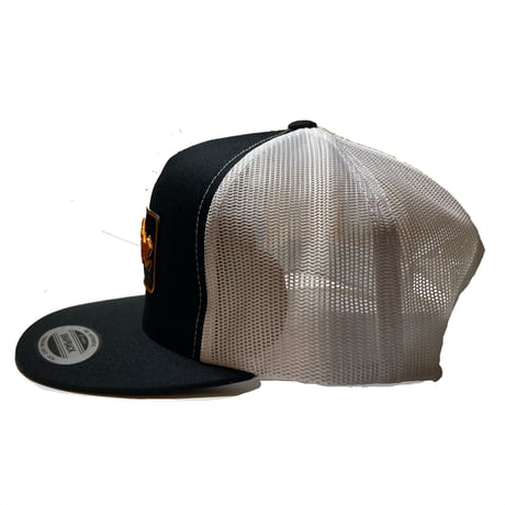 HARDEE 2TONE MESH CAP BLACK/WHITE