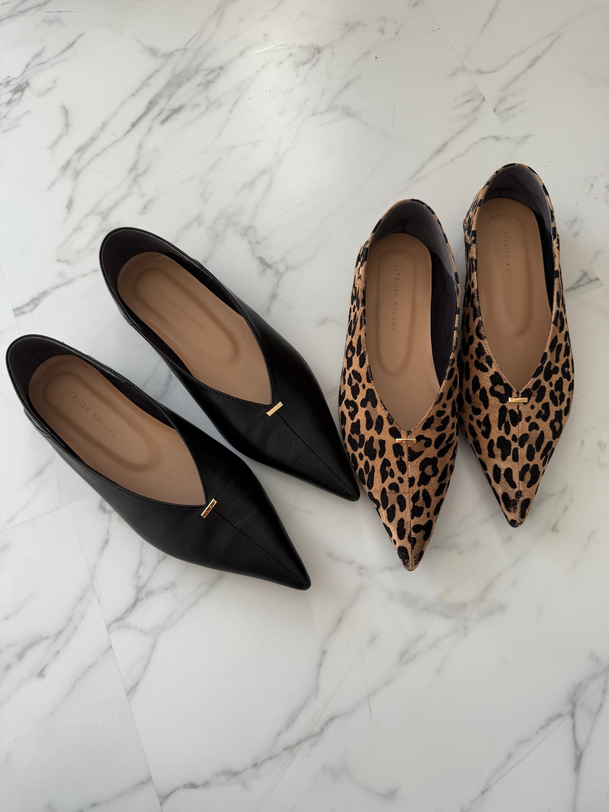 metal motif flat shoes | Un sourire.