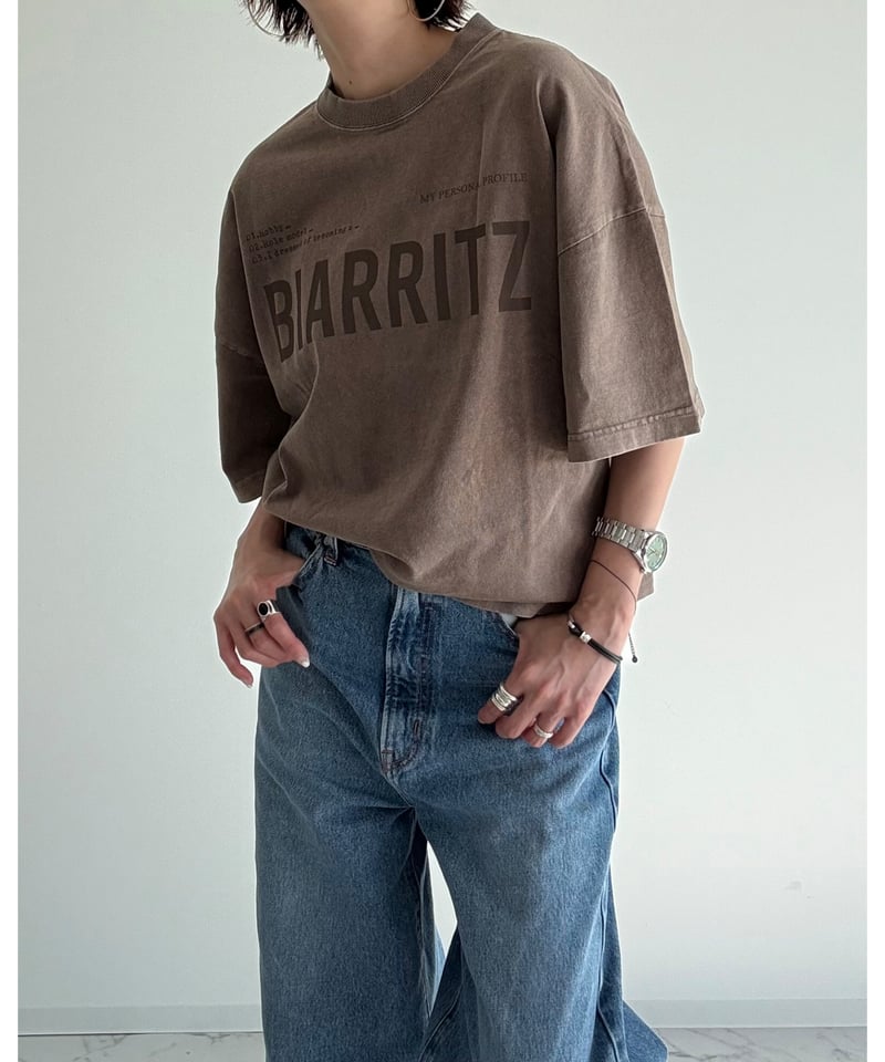 big wide tee／upper hights | Un sourire.