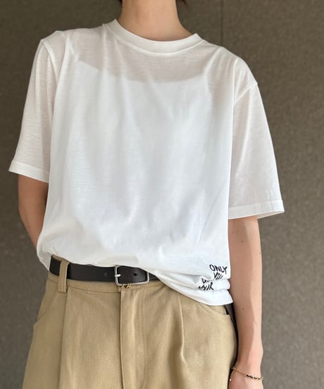 inside logo tee【Unsourire original.】