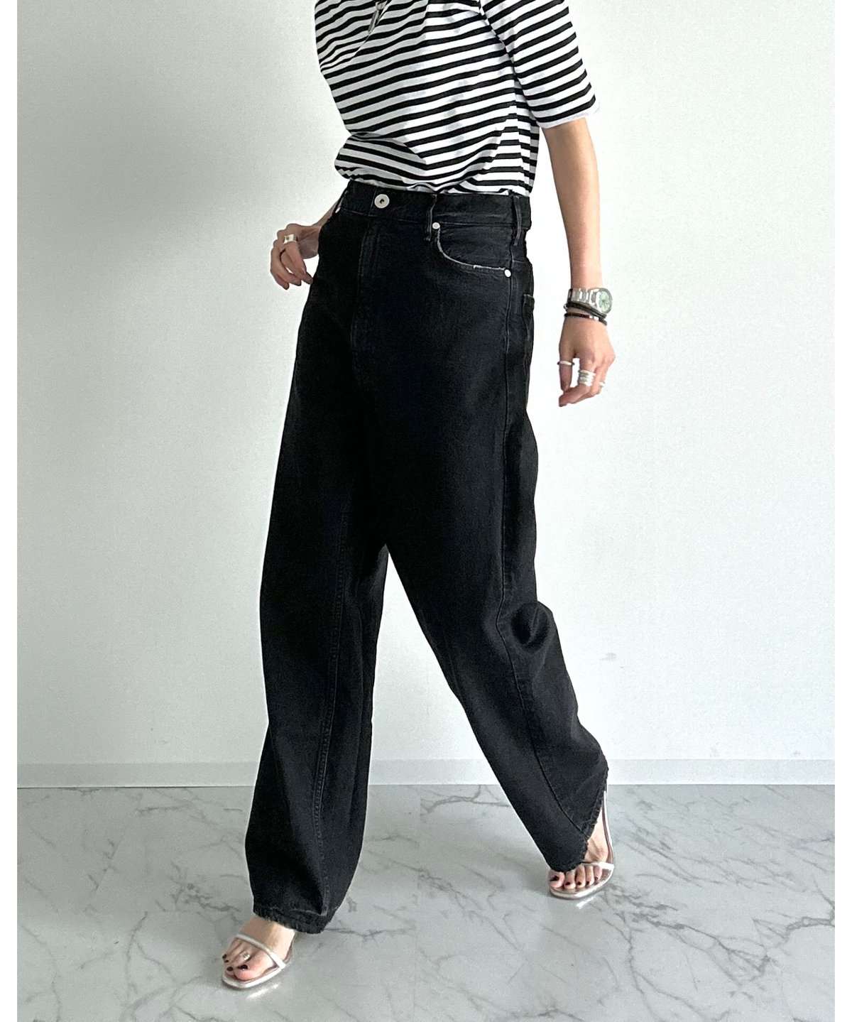THE OLIVIA” JET BLACK／upper hights | Un sourire.