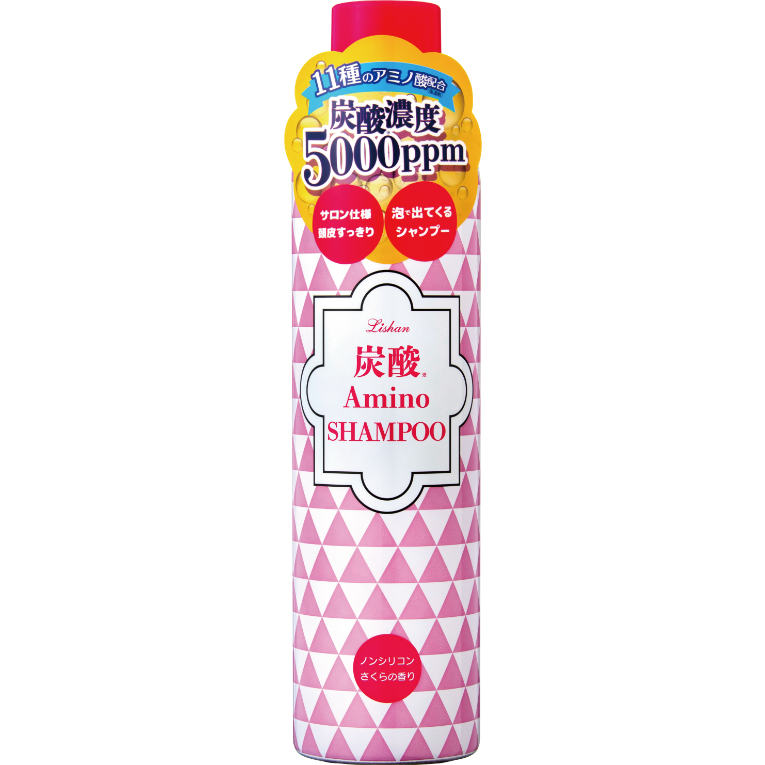 送料込】リシャン炭酸アミノシャンプー（さくらの香り）350ml | lishan