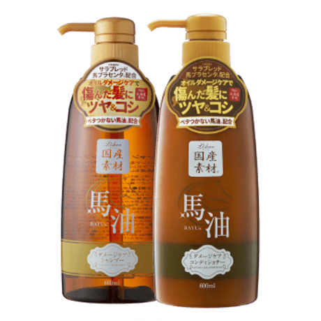 リシャン 馬油シャンプー・コンディショナー （エレガントフローラルの香り)各600ml