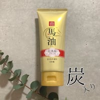 リシャン 馬油＆炭洗顔フォーム（さくらの香り）130g