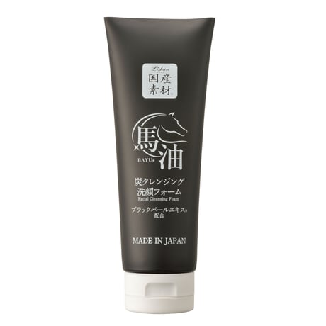 リシャン　馬油＆炭クレンジング洗顔フォーム200ｇ　シトラスレモンの香り