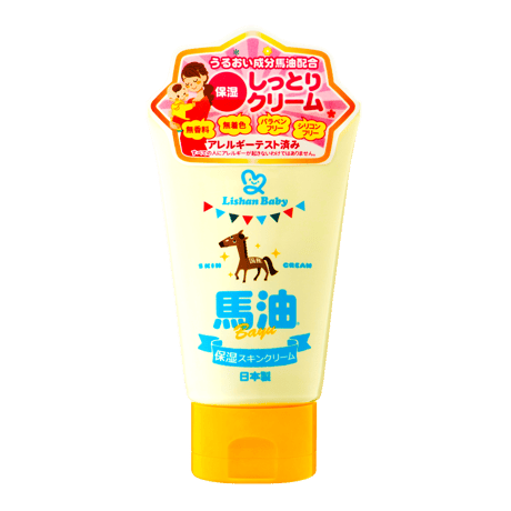 【送料込】リシャンベビー馬油クリーム（無香料）100g