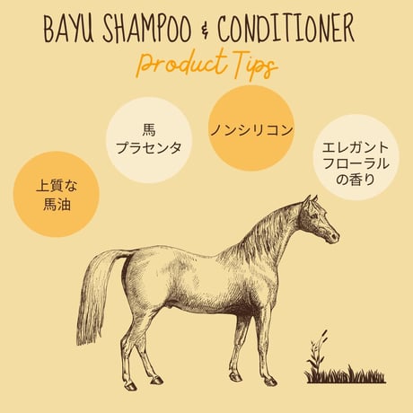リシャン 馬油シャンプー・コンディショナー （エレガントフローラルの香り)各600ml