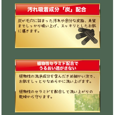 リシャン 馬油＆炭洗顔フォーム（さくらの香り）130g