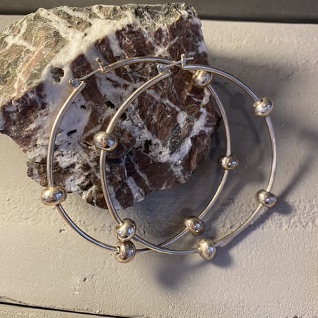 silver hoop pierce  2
