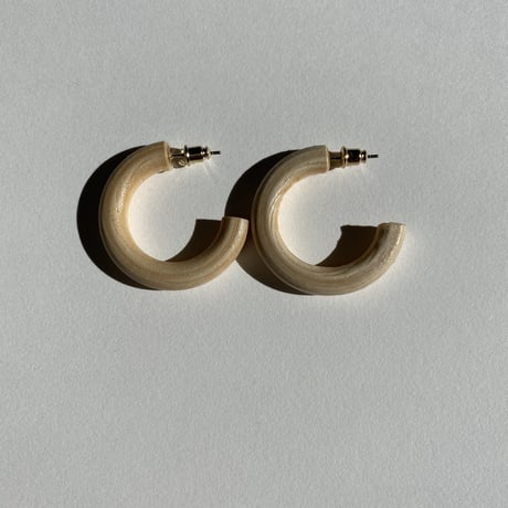wood hoop earrings