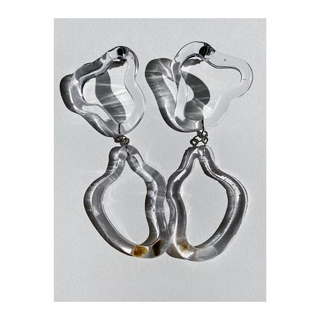 clear hoop earrings