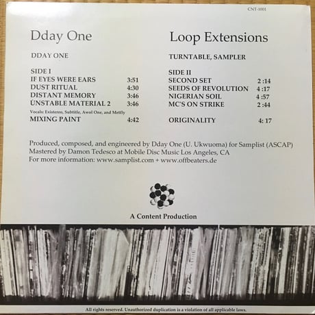 Loop Extensions / Dday One [Used /12]