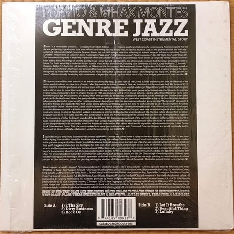 Genre Jazz / Presto & Mhax Montes [Used / EP]