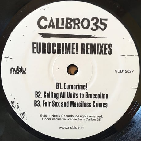Eurocrime! Remixes / Calibro35 [Used / 12]