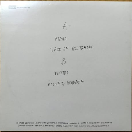 Jack Of All Trades / Ginseppe Leonardi [Used / 12]