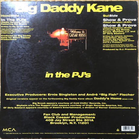 In The PJ's / Big Daddy Kane [Used / 12]