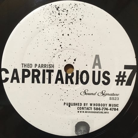 Capritarious #7 / Theo Parrish [Used / 12]