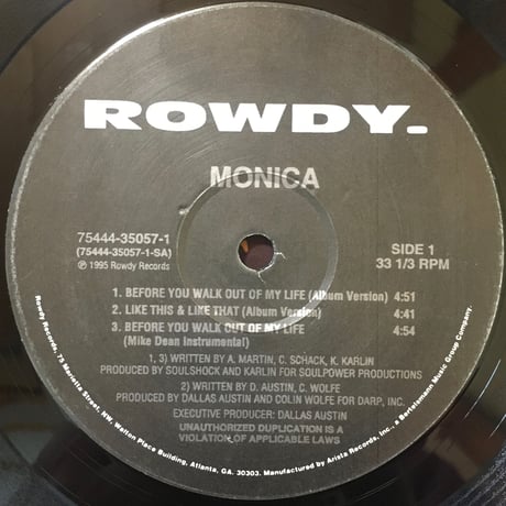 Before You Walk Out Of My Life (Remix) / Monica [Used / 12]