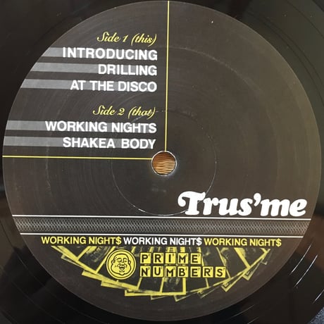 Working Night$ /  Trus'me [Used / 2LP]