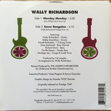 Monday Monday / Wally Richardson [Used / 7]