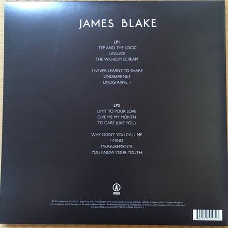 James Blake / James Blake [Used / 2LP]