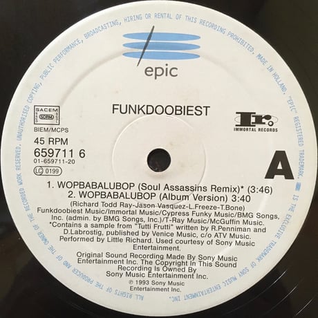Wopbabalubop / Funkdoobiest [Used / 12]