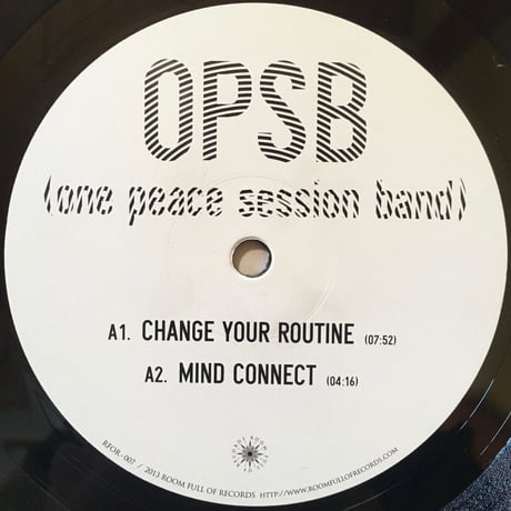 Change Your Routine  / OPSB (One Peace Session Band) [Used / 12]