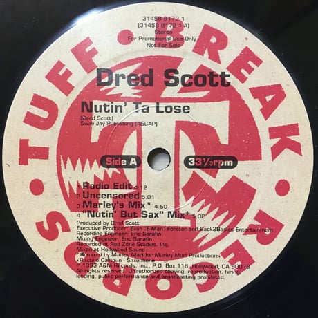 Nutin' Ta Lose / Dred Scott [Used / 12]