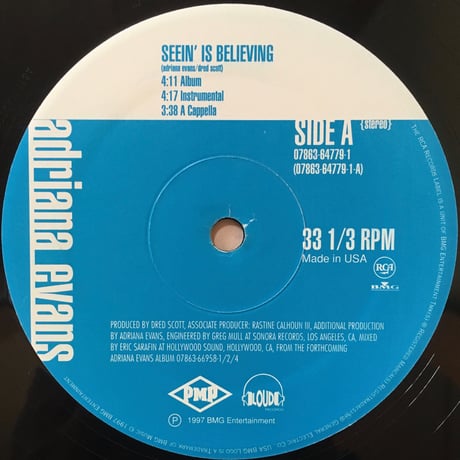 Seein' Ise Believing / Adriana Evans [Used / 12]