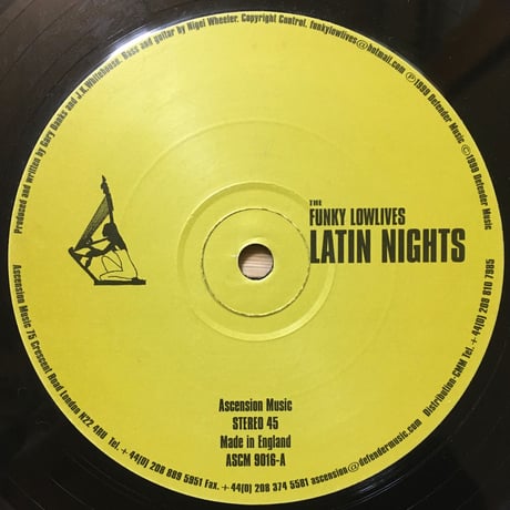 Latin Night / The Funky Lowlives [Used / 12]