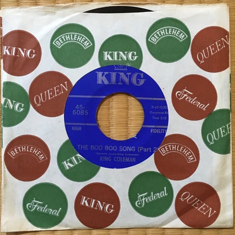 The Boo Boo Song (Part 1) / King Coleman [Used / 7]
