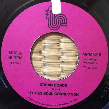 Organ Donor / Lefties Soul Connection [Used / 7]
