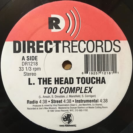 Too Complex / L. The Head Toucha [Used / 12]