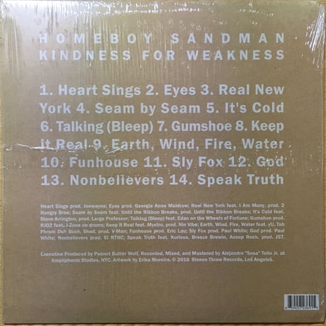 Kindness For Weakness / Homeboy Sandman [Used /12]