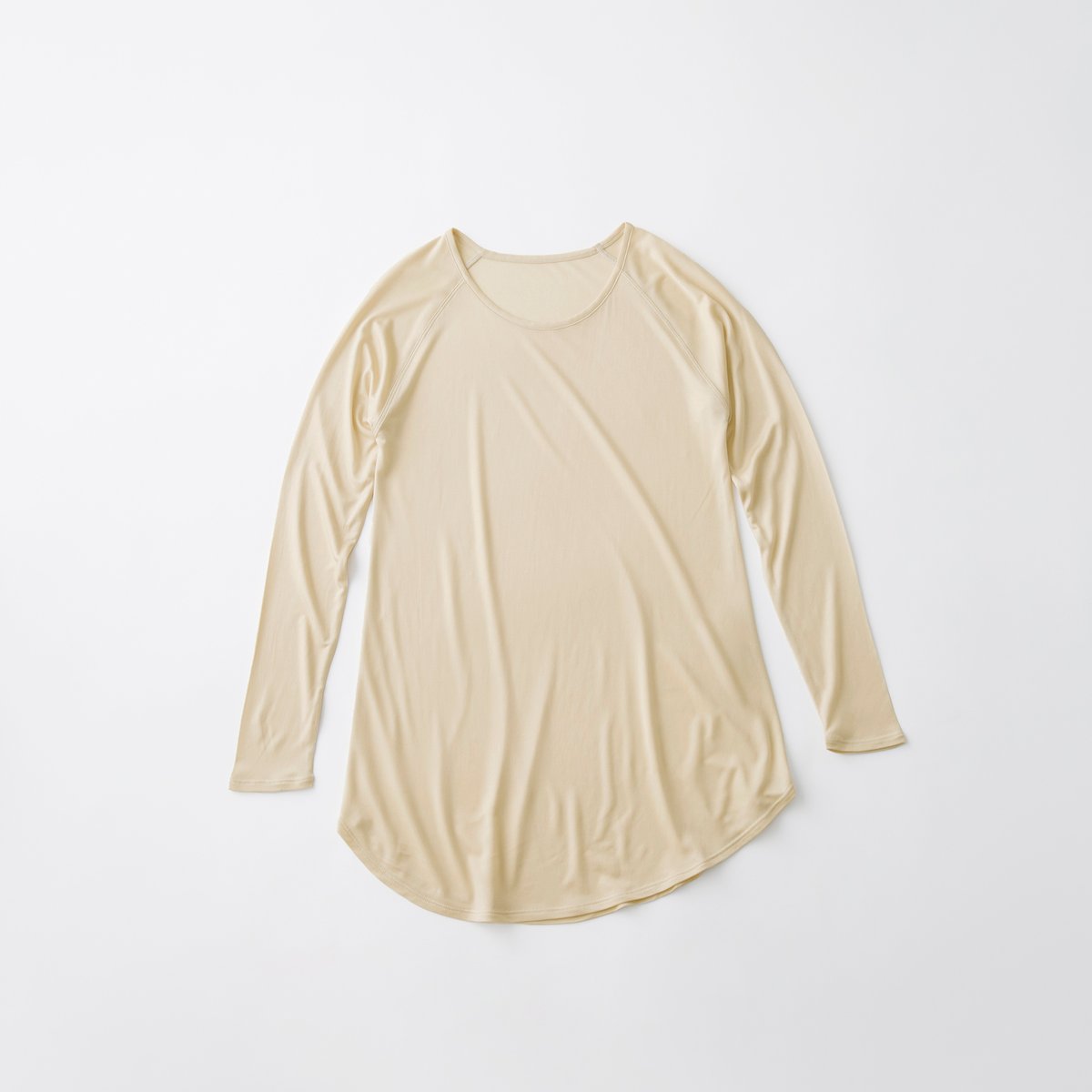 ロングスリーブ トップ (スムース） | COCOONA SKINWEAR