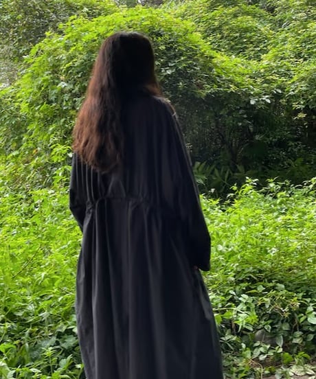 jk-70B / black dolman coat