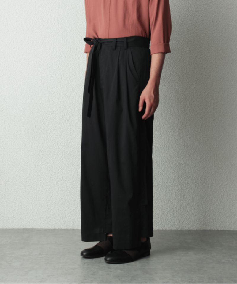 black wide pants | ohta store black wide pants | ohta store