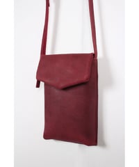 ac-21R7　　burgundy slim letter bag