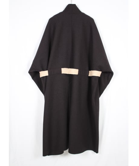 jk-74D dark brown long coat