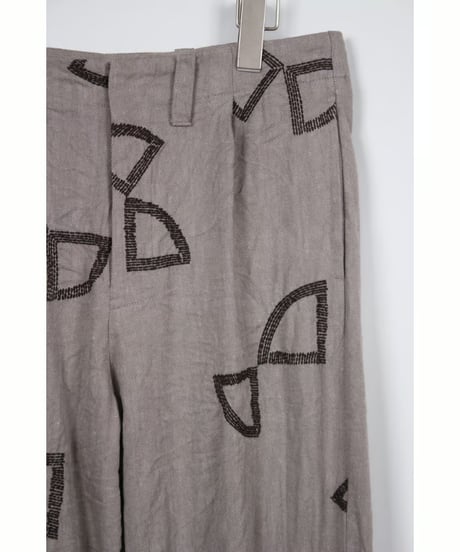 pt-49B brown gray shisyu pants