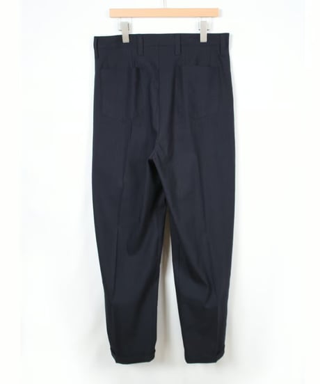 pt-48N navy pleats pants