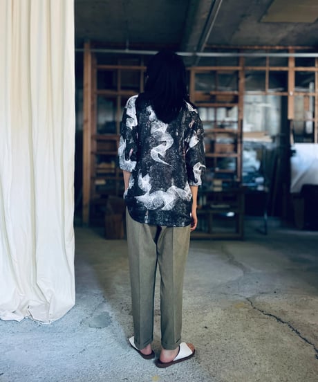 pt-48K khaki pleats pants