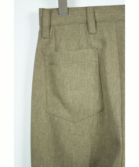 pt-48K khaki pleats pants