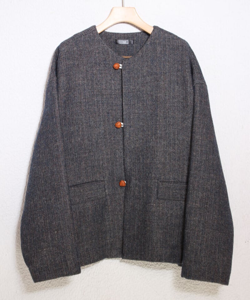 st-82H / herringbone cardigan | ohta store