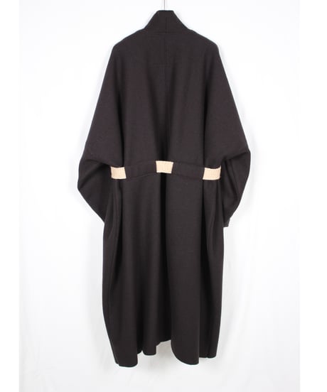 jk-74D dark brown long coat