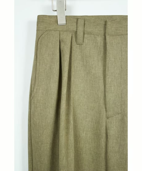 pt-48K khaki pleats pants